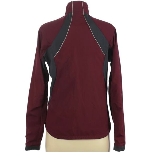 REI Women's Jacket Size M Maroon Full Zip Mid Weight Windproof Jacket - Picture 2 of 5